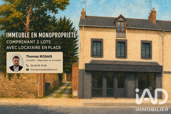Immeuble à vendre 178 m² Montauban-de-Bretagne