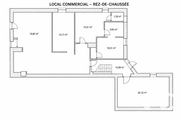 Immeuble à vendre 178 m² Montauban-de-Bretagne