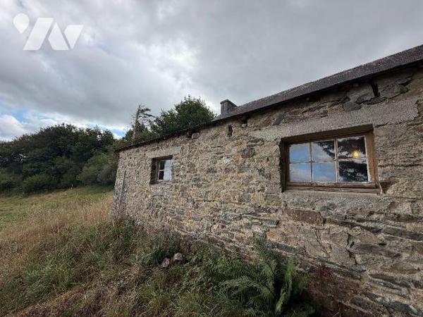 Magnifique corps de ferme à l'abri des regards situé sur les crêtes du Vieux Quimerc'h, qui cul...