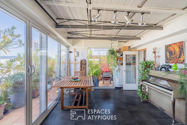 Duplex avec rooftop et vue panoramique