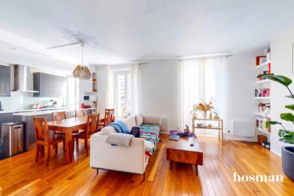 Appartement 2 pièces de 60 m² avec grand séjour et bureau - Jules Joffrin - Rue Damrémont, Paris