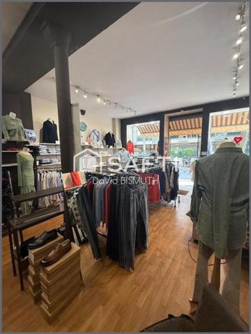 FONDS DE COMMERCE LEVALLOIS RUE ARISTIDE BRIAND SURFACE 85 m2 VITRINE 7 METRES LOYER 1200€ HT/MOIS