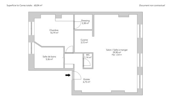 Appartement Paris 7e - RUE DU BAC