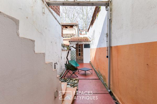 Toulousaine et sa terrasse à Compans-Caffarelli