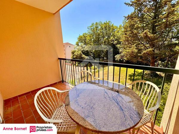 Appartement 2 pièces 26 m2 avec terrasse, parking et garage en sous-sol