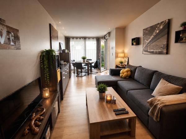 Appartement
                                                                                                                                                                                                                                                                                                                        3 pièce(s)                                                                                                                                                                                                          2 chambre(s)                                                                                                                                                                                                          63  m²