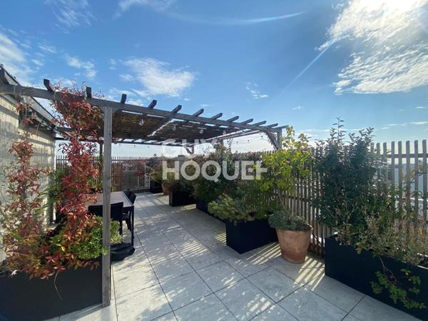 COUP DE COEUR - 4 pièces, 120m2 de toit terrasse , 2 balcons à ROMAINVILLE
