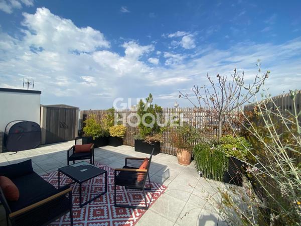 COUP DE COEUR - 4 pièces, 120m2 de toit terrasse , 2 balcons à ROMAINVILLE