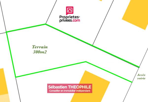 Terrain constructible 300m2 proche Saint-Gilles (hors lotissement)
