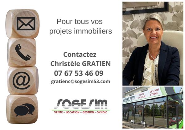 ACHAT-VENTE LAVAL Appartement T1 BIS