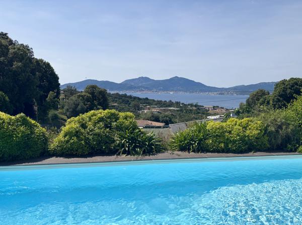 CHARMANTE VILLA T8 PORTICCIO AVEC PISCINE - VUE MER  Grosseto-Prugna (20128)