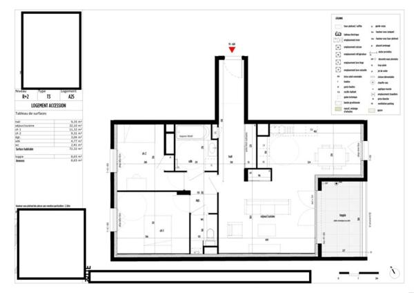 appartement à vendre 3 pièces LYON 9 quartier Vaise
