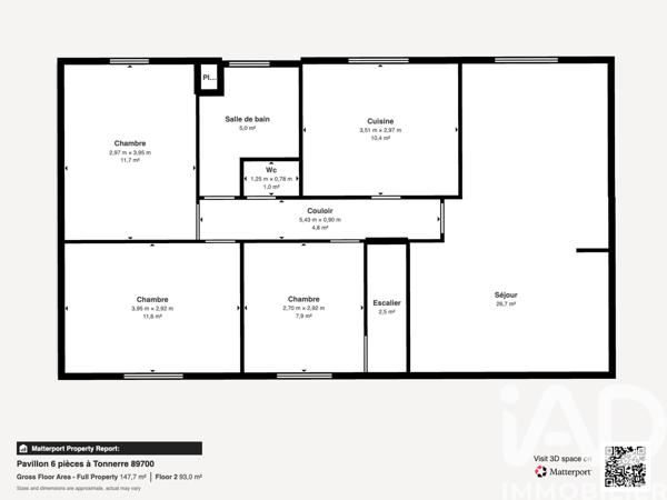 Maison à vendre 6 pièces 124 m² Tonnerre