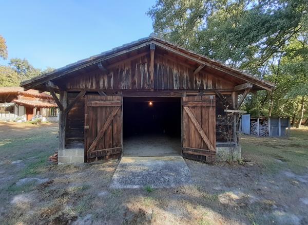 Authentique ferme landaise rénovée 8 pièces de 198 m² à Vert