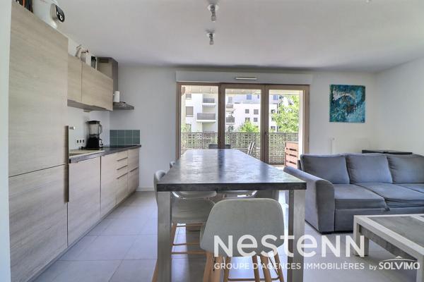 Saint-Priest Centre Ville, Appartement T3, 60m2, Terrasse, Garage fermé