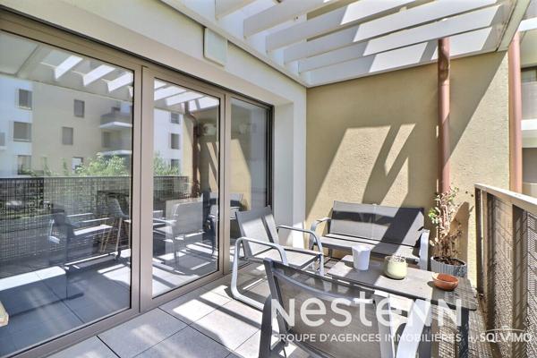 Saint-Priest Centre Ville, Appartement T3, 60m2, Terrasse, Garage fermé