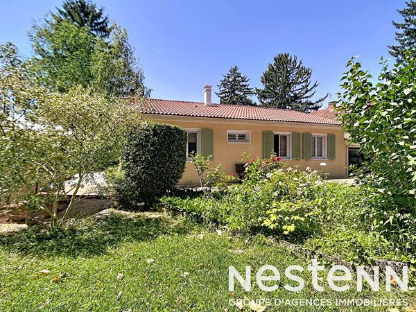 BEYNOST - MAISON PLAIN PIED - 3 CHAMBRES - GRAND JARDIN AVEC PISCINE - GARAGE