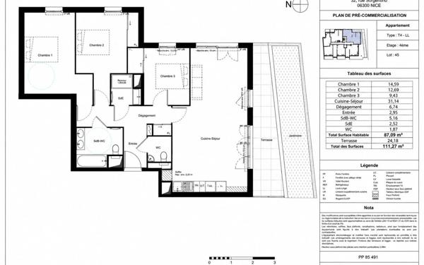 Appartement à vendre