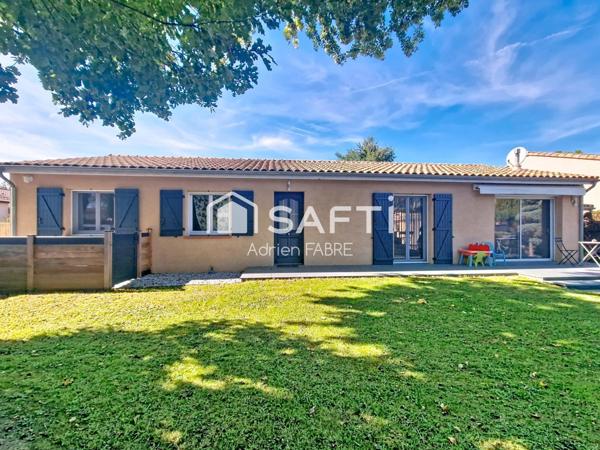 Maison T5  de 140m²  à proximité du centre de Bessières.