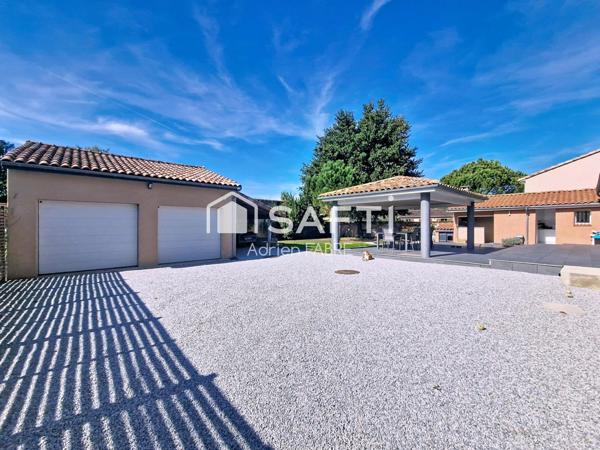 Maison T5  de 140m²  à proximité du centre de Bessières.