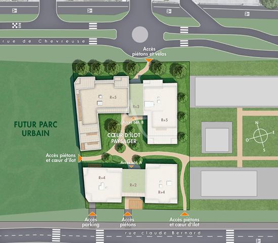 livraison mars 2027 appartement 3 pièces à Maurepas