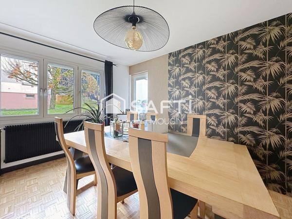 À vendre – Appartement rénové avec goût, 3 chambres, terrasse et garage à Maîche (25120)