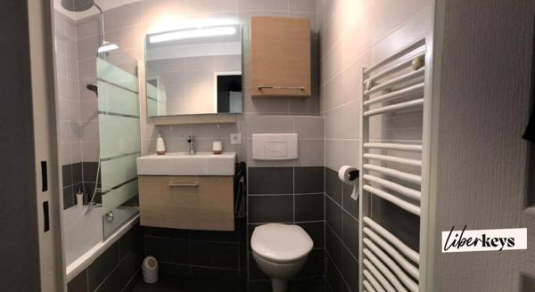 T2 rénové avec balcon – Résidence sécurisée – Parking en sous-sol – Saint-André-de-la-Roche