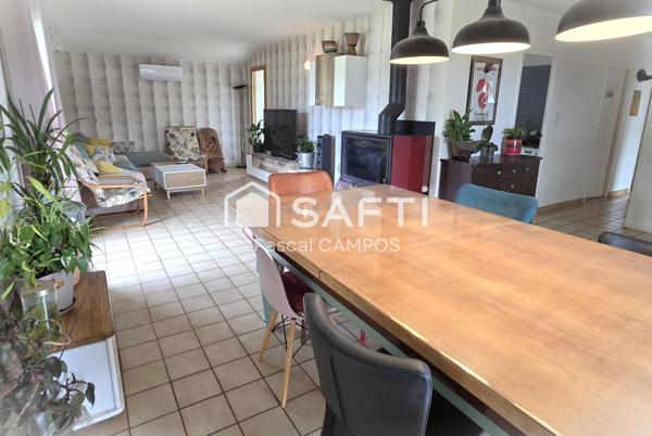Maison t5 132m² sur un terrain de 1475m² avec piscine
