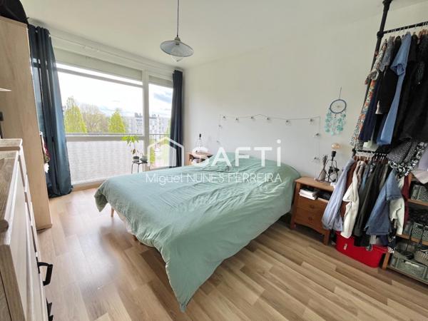 Appartement dernier étage 2 ch possibilité 3