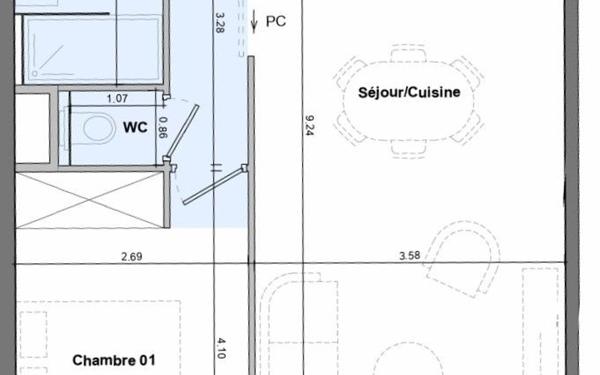 Appartement à vendre    3 pièces • 66,83 m2 Lattes