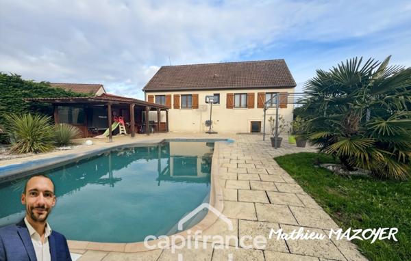 Maison 146 m² - 3 chambres - bureau - piscine - DEMIGNY