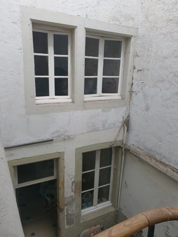 Dpt Vosges (88), à vendre RAMBERVILLERS immeuble T15 de 280 m2 à rénover en 5 ou 6 appartements avec cour