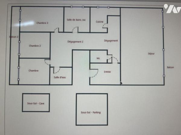 BEL APPARTEMENT FAMILIAL DE 4/5 PIECES