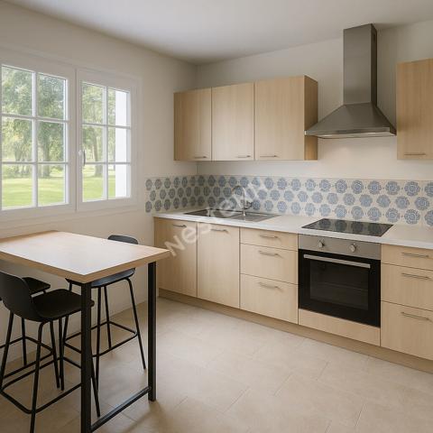 Orvault proche Bourg : En vente, jolie maison 2 chambres sur +416 m² parcelle, en hameau, prévoir assainissement.