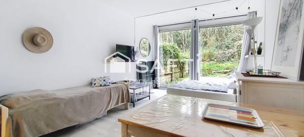 Appartement avec jardin, piscine et accès plage