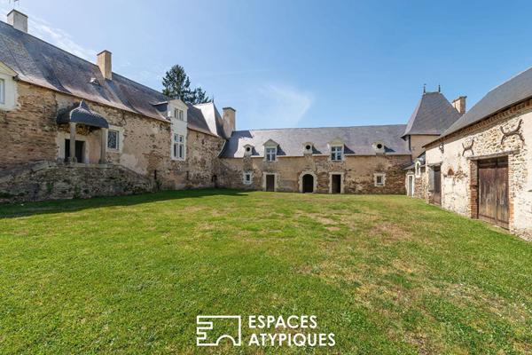 Manoir authentique avec dépendances, un art de vivre aux multiples projets