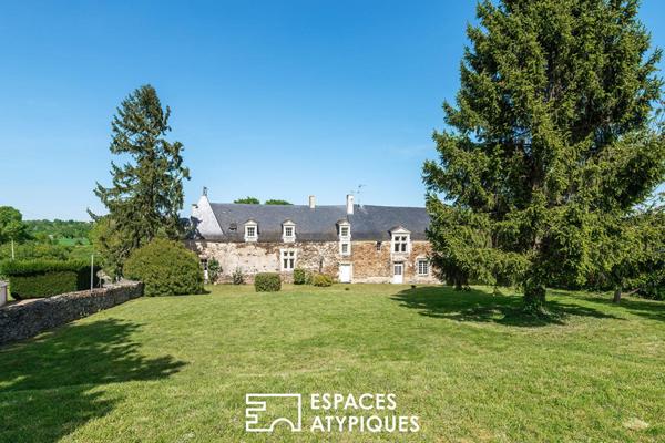 Manoir authentique avec dépendances, un art de vivre aux multiples projets