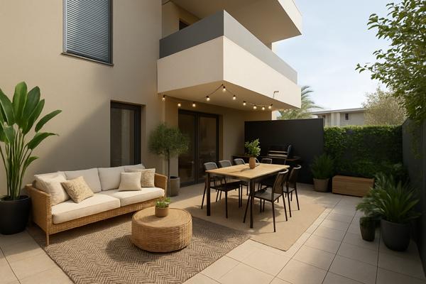 Juvignac (34990) Appartement T2 avec terrasse, piscine et parking