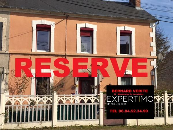 Veaugues (18300) Maison 3 Pièces de 87m2 avec Jardinet