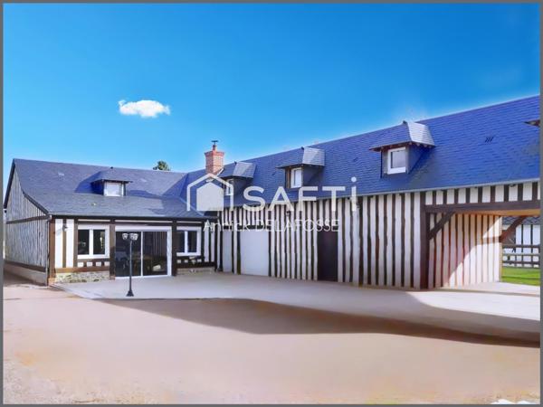 CONFORABLE ET SPACIEUSE MAISON NORMANDE AVEC PISCINE