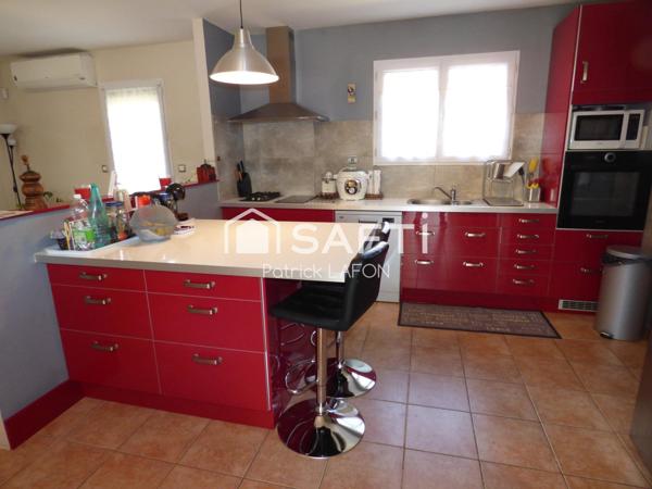 Villa de plain pied au calme 5 chambres.