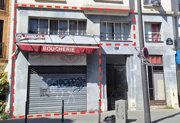 2P+ Local Commercial 83,4 m2 Paris 20