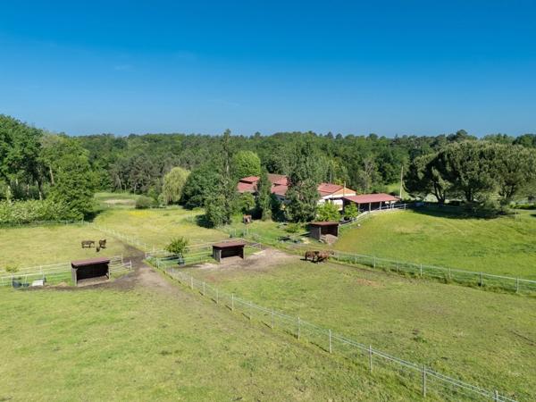 Dpt Dordogne (24), à vendre BERGERAC propriété P7 - terrain de 87000 m2