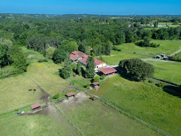 Dpt Dordogne (24), à vendre BERGERAC propriété P7 - terrain de 87000 m2