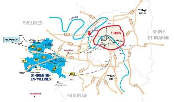 Bureaux en location à Montigny-le-Bretonneux