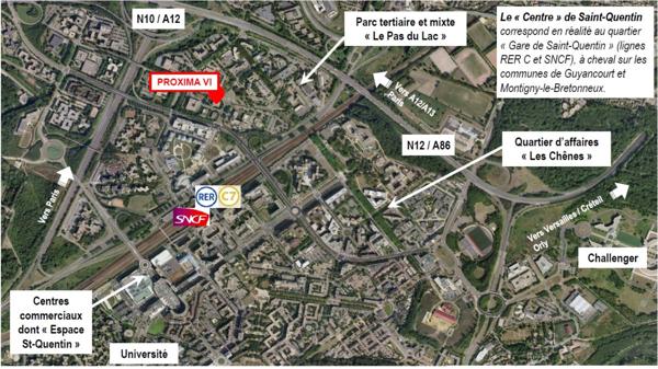 Bureaux en location à Montigny-le-Bretonneux