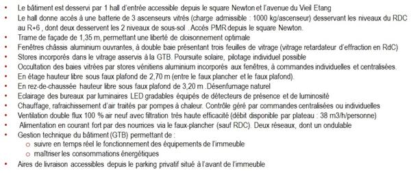 Bureaux en location à Montigny-le-Bretonneux