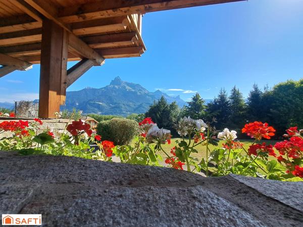 Une propriété unique aux portes de Megève