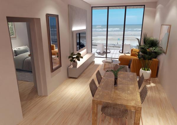 Appartement Stella 3 pièce(s) 65.5 m2 avec 2 terrasses de 17 et 11m²