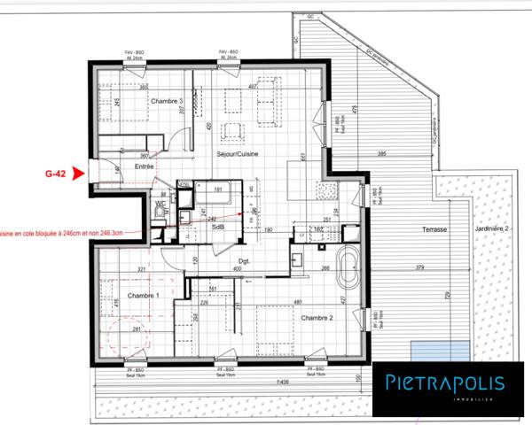 DARDILLY CENTRE – APPARTEMENT D'EXCEPTION & TERRASSE PANORAMIQUE DE 85 m²
